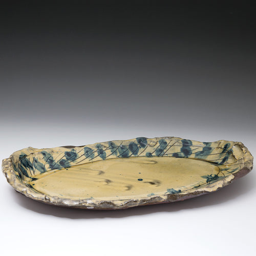 Large Oval Slab Platter