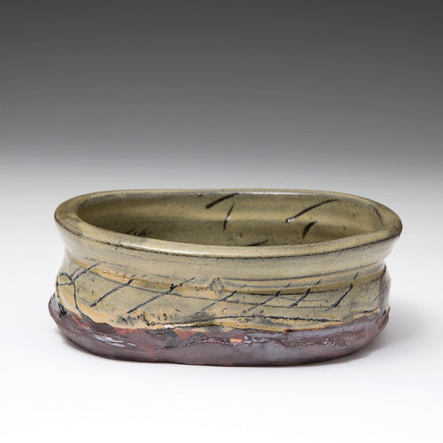 Small Oval Thrown Dish