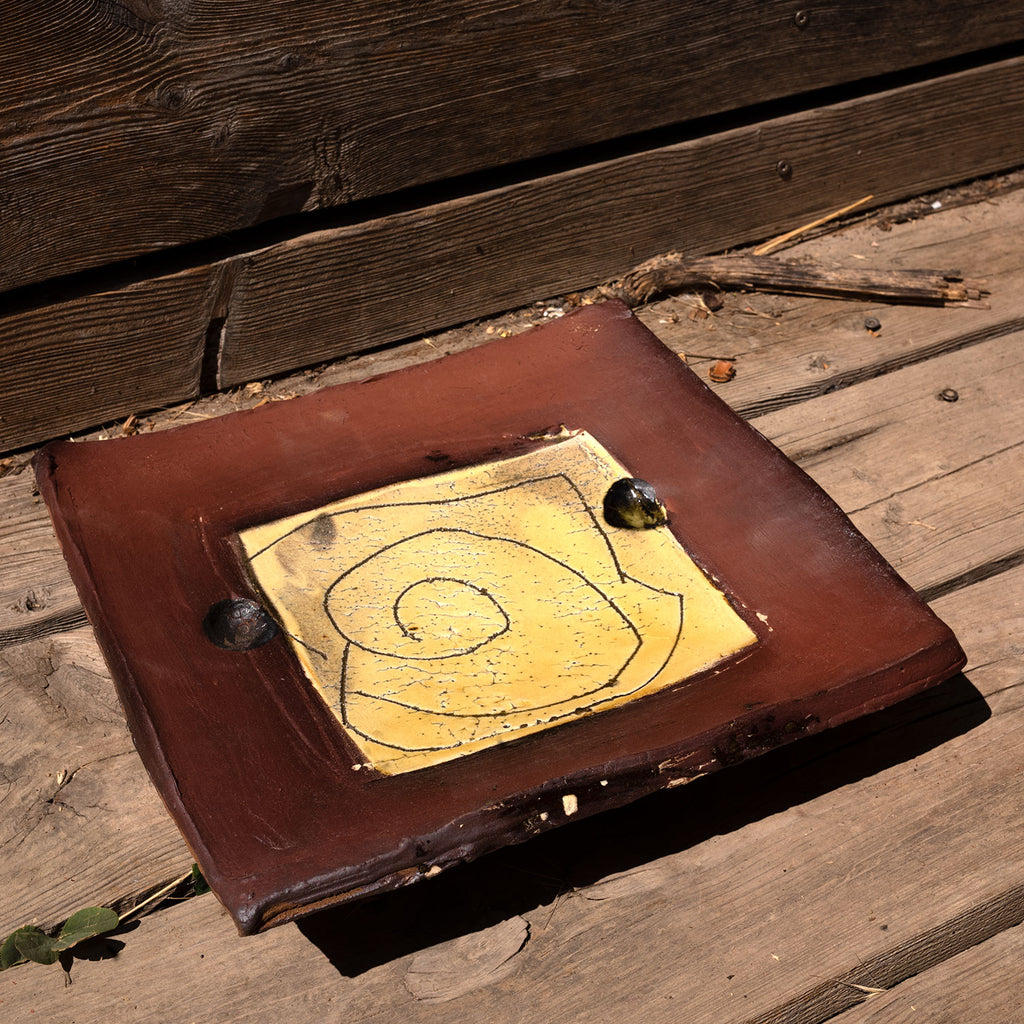 Medium Square Slab Platter