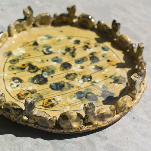 Flat  Whimsical Dish