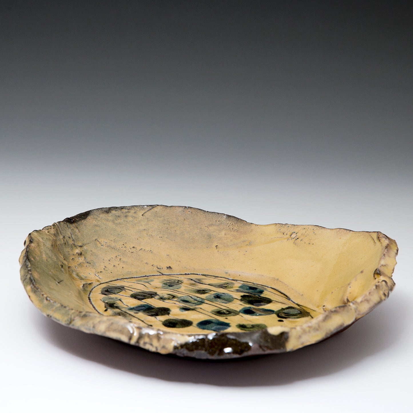 Small Round Slab Platter