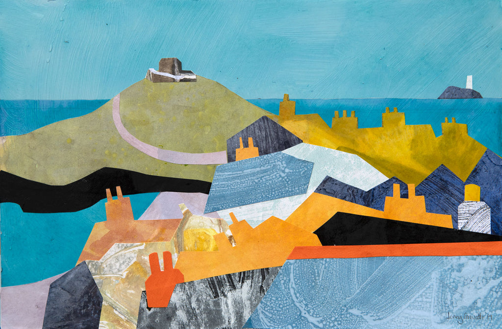 Late Summer Rooftops, St. Ives