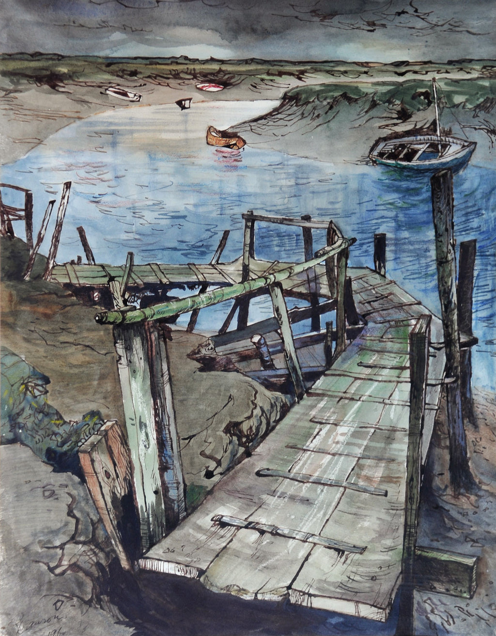 Jetty on the Colne