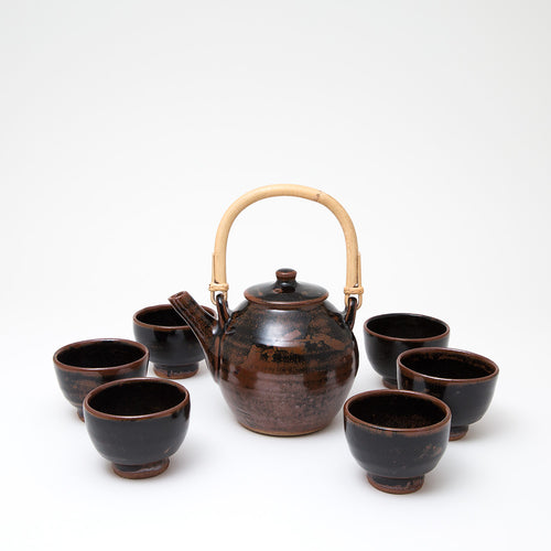 Teapot & Six Yunomi