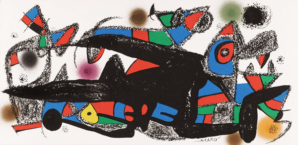 Joan Miro、PEINTURE OVALE、画集画、新品額装付 Joan Miró Denmark - Miró Sculpteur – Goldmark
