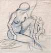 Seated Nude with Two Bathers