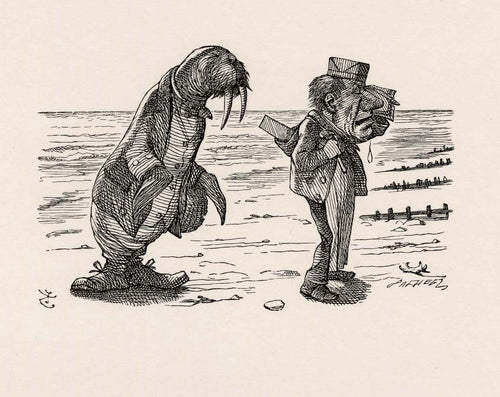 The Walrus and the Carpenter were walking close at hand