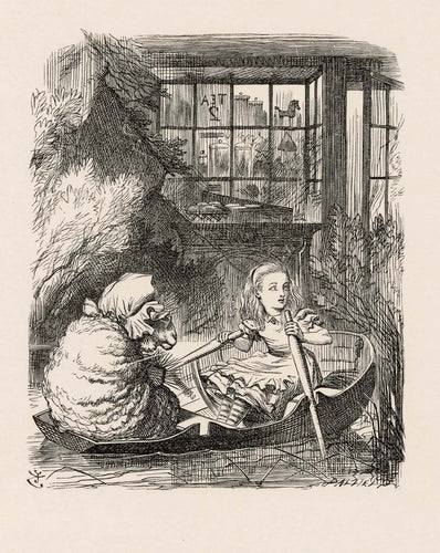 They hadn't gone much farther before the blade of one of the oars got fast in the water ...