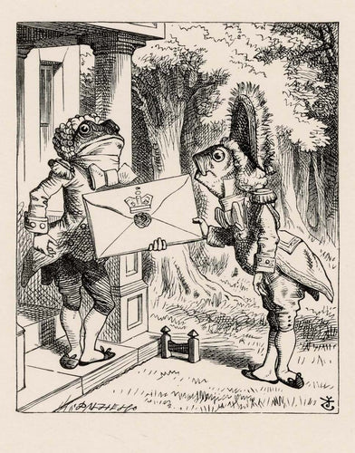 For the Duchess. An invitation from the Queen to play croquet.'