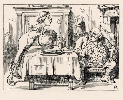 Yet you finished the goose, with the bones and the beak - Pray, how did you manage to do it?'