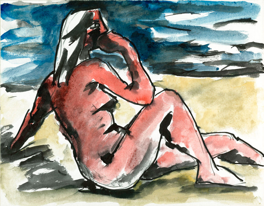 Nude Study (On the Beach)
