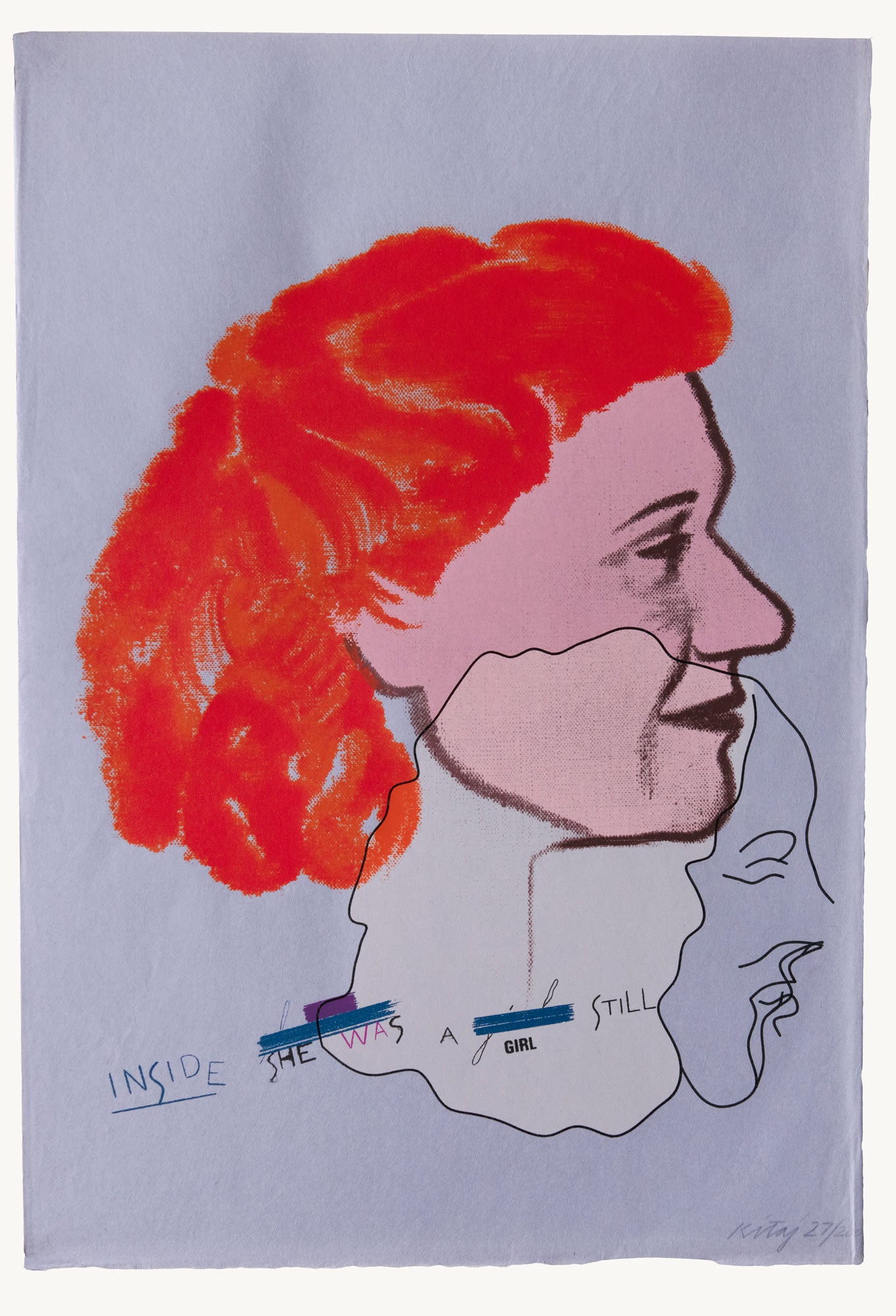 R B Kitaj Inside She was a Girl Still – Goldmark