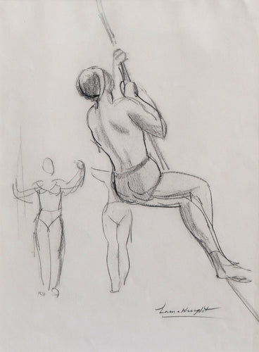 Trapeze Artist Ascending