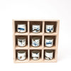Set of Nine Teacups