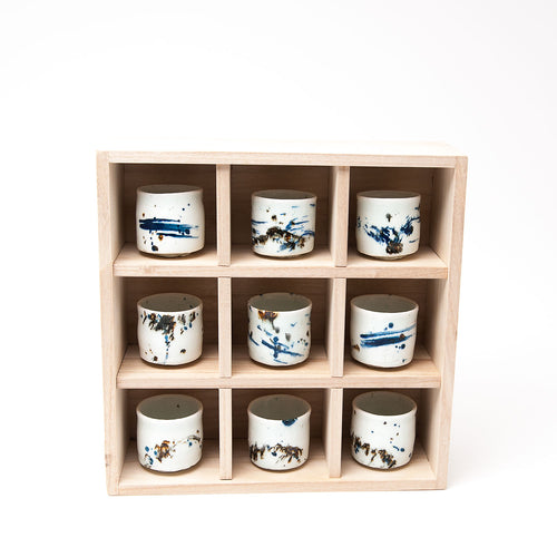Set of Nine Teacups