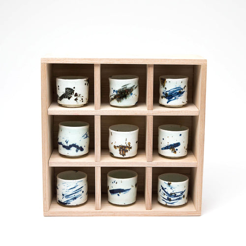 Set of Nine Teacups