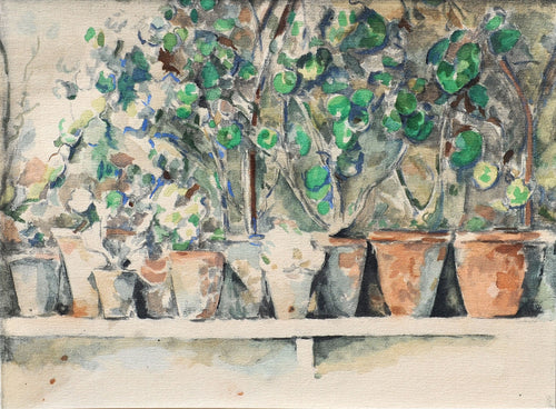 Les Pots de Géraniums