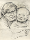 Portrait of Woman and Child