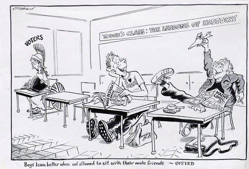 Boys learn better...