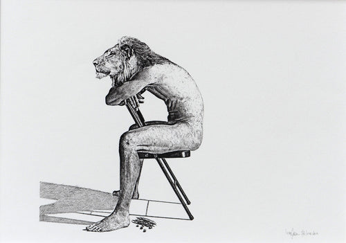 The King with the Lion ( Der Konig mit dem Lowen)