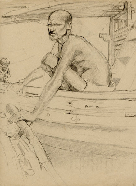 Male in Boat