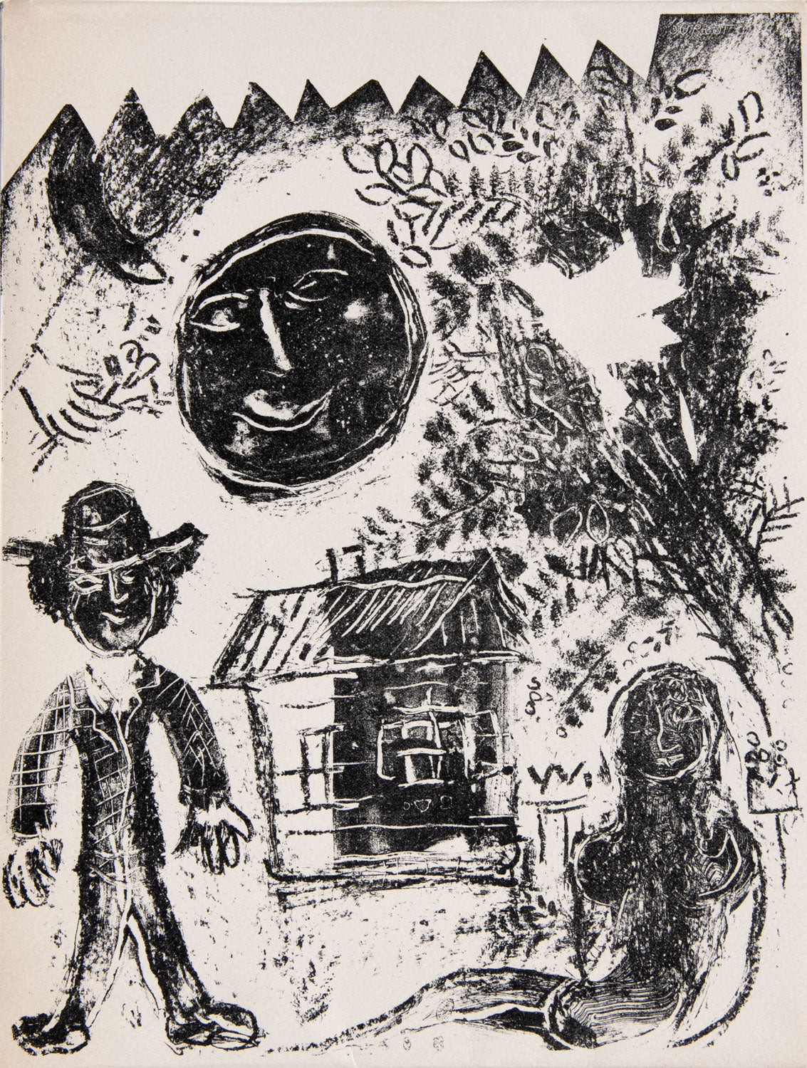 Marc Chagall La Lune noire – Goldmark