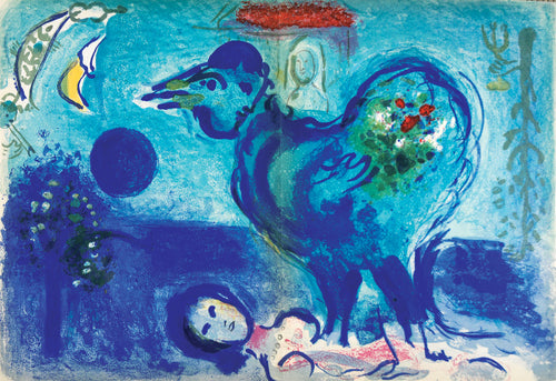 Landscape with Cockerel