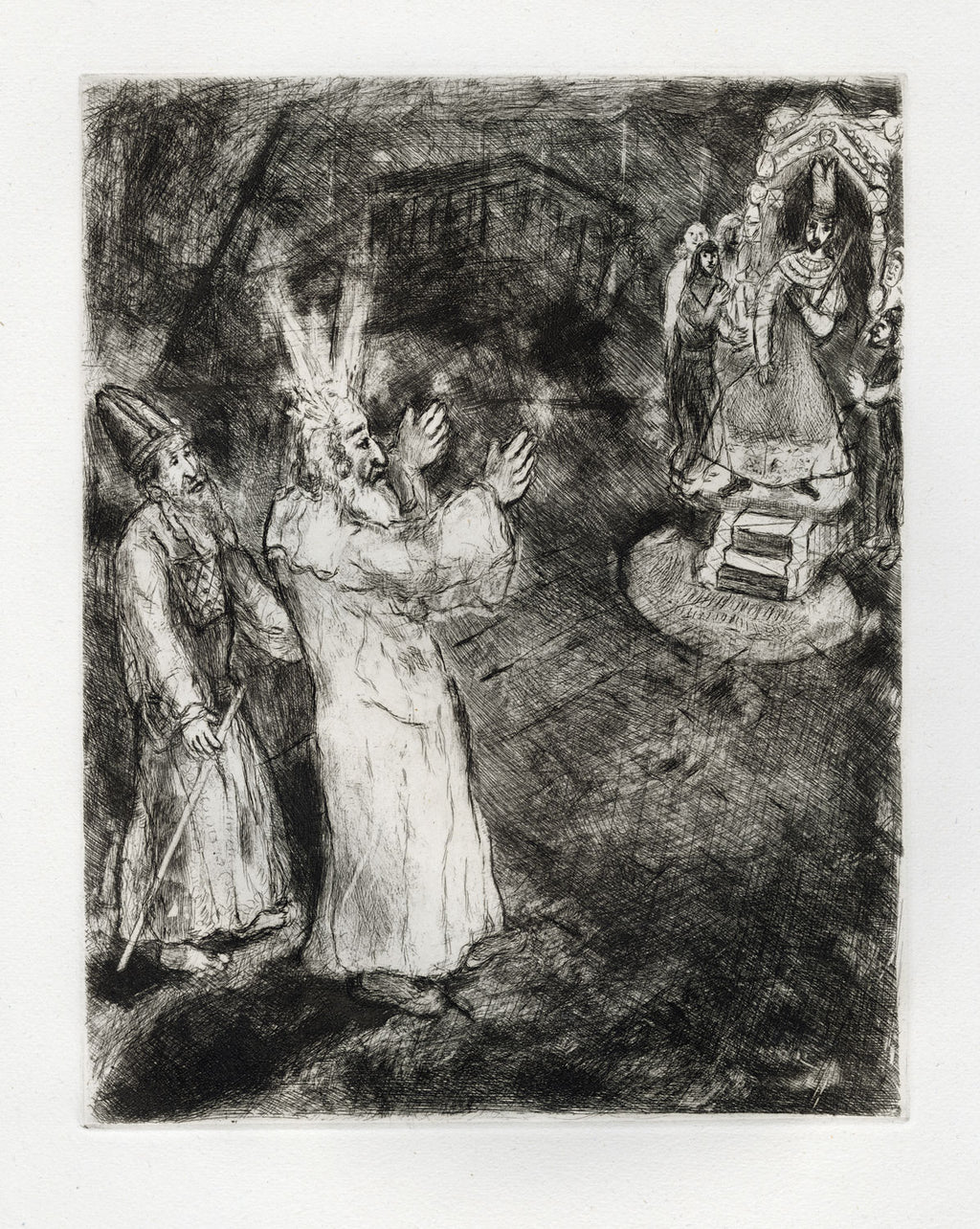 Moïse et Aaron Devant Pharaon (Moses and Aaron Before the Pharoah)