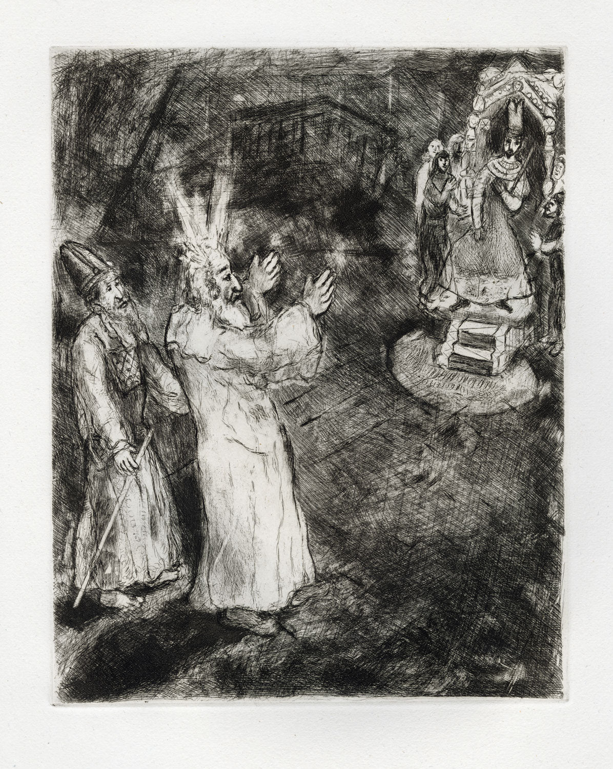 Moïse et Aaron Devant Pharaon (Moses and Aaron Before the Pharoah)