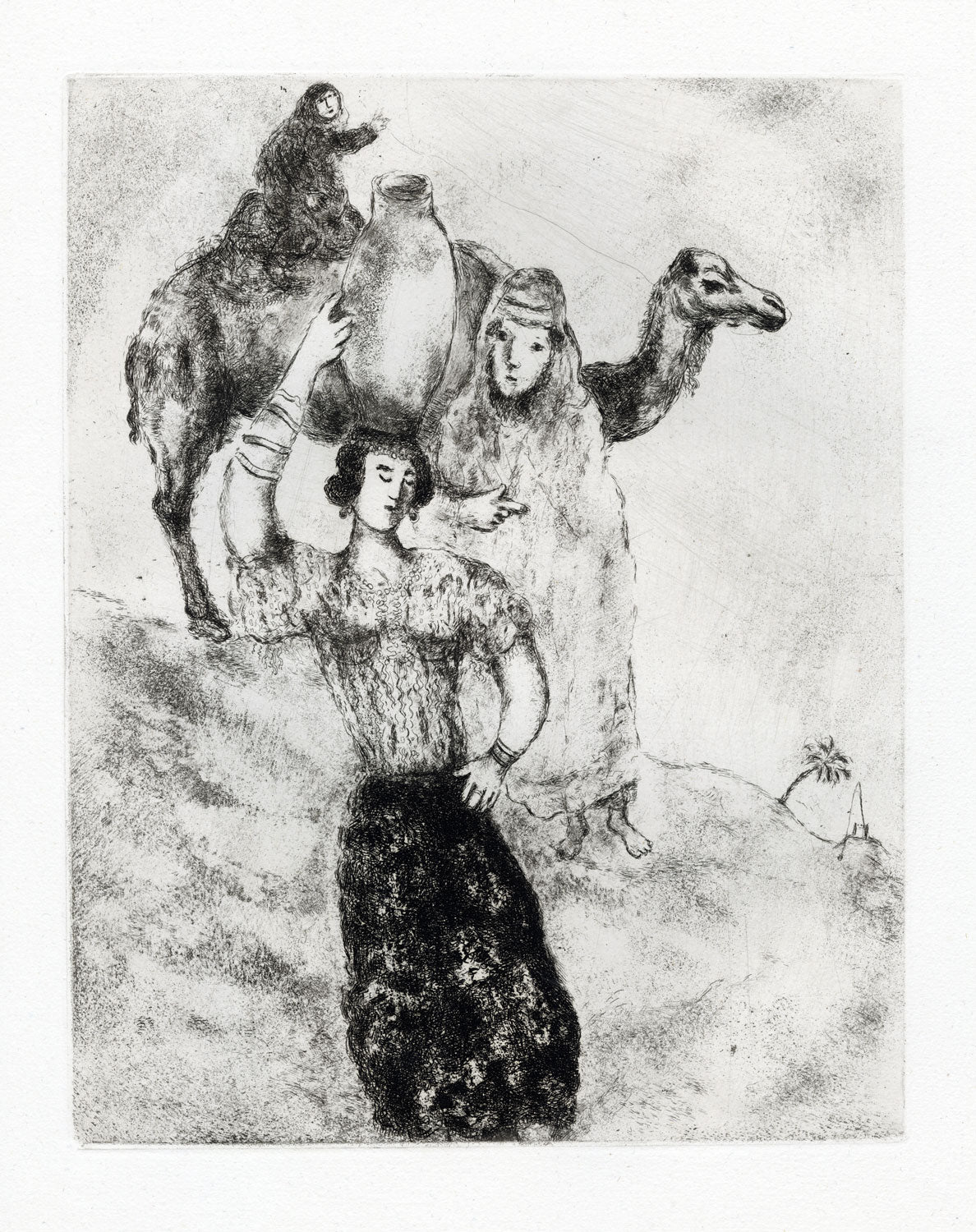 Marc Chagall、La Barque、海外版超希少レゾネ、新品額装付 Marc Chagall、La Barque、海外版超希少レゾネ、新品額装付 Marc