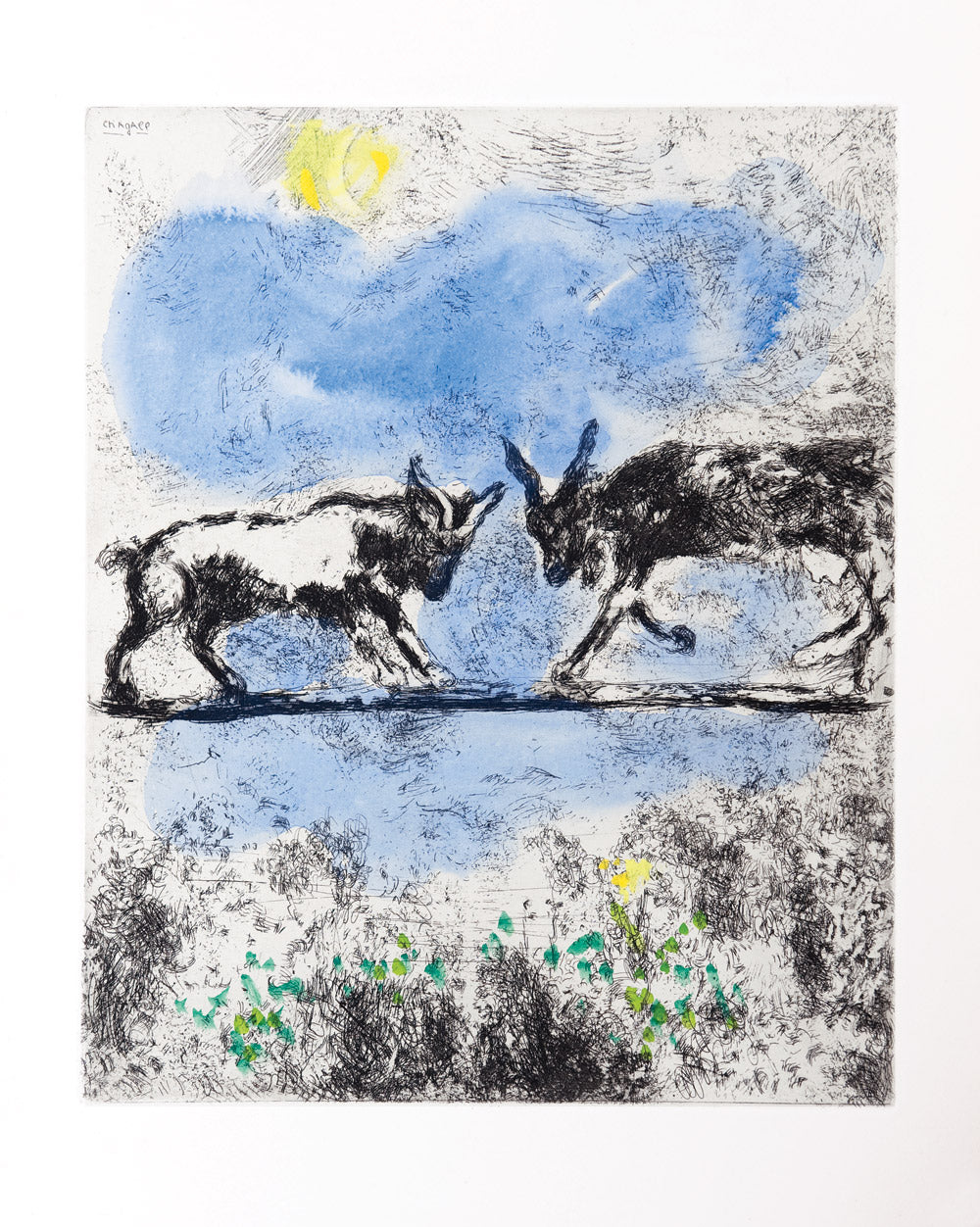 Marc Chagall The two Goats – Goldmark