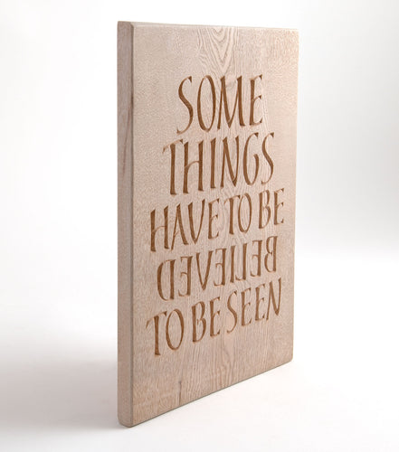 Believing and Seeing