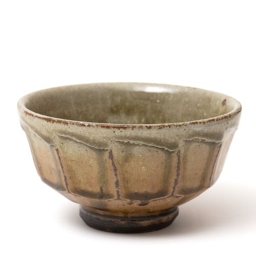 Faceted Footed Bowl