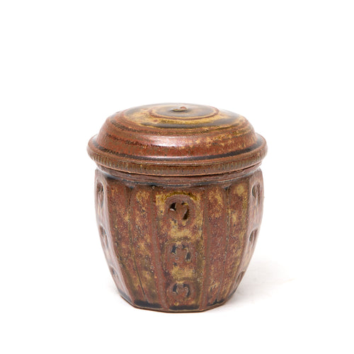 Small Cut Sided Tea Jar