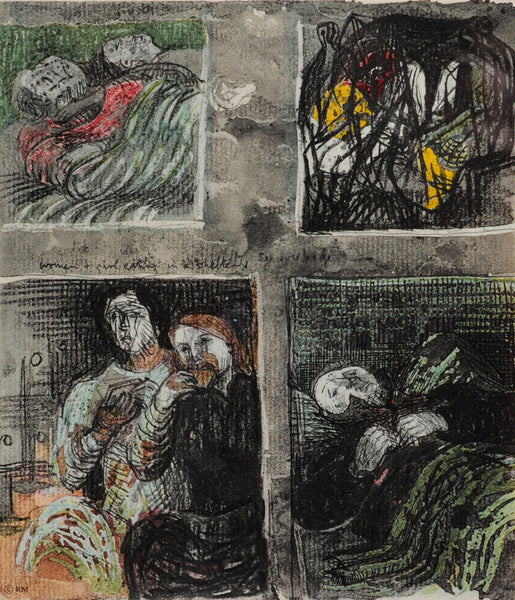 Henry Moore From the Henry Moore Shelter Sketchbook. – Goldmark