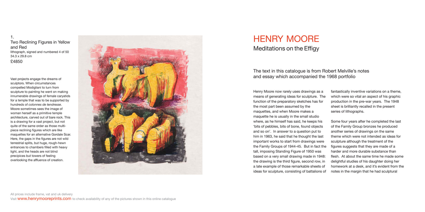 Henry Moore - Meditations on the Effigy