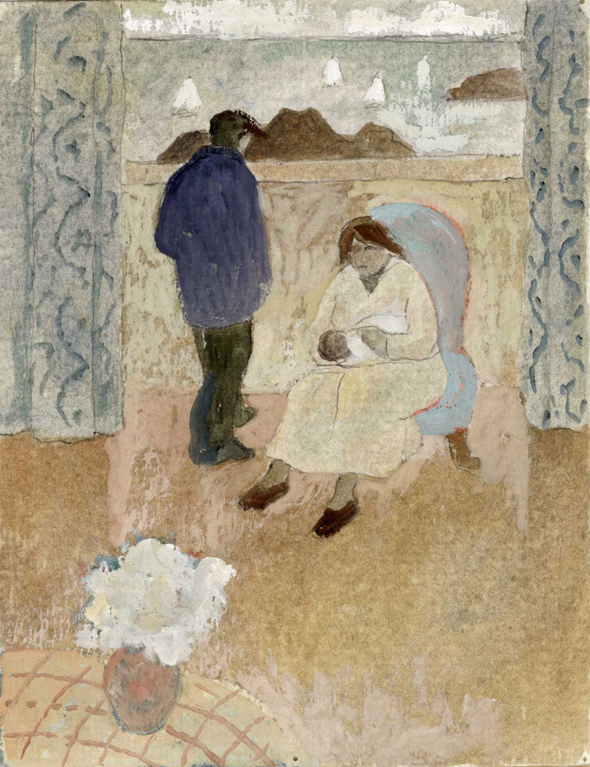 Study for Family by the Window