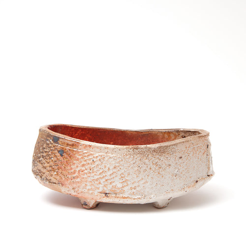 Footed Oval Slab Dish