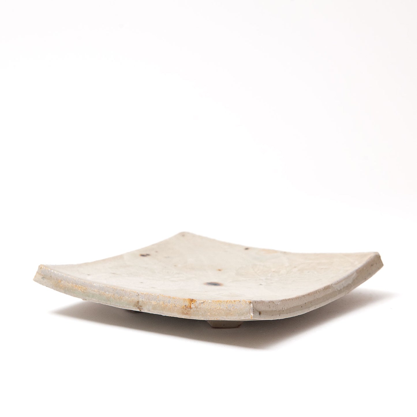 Small Footed Square Plate