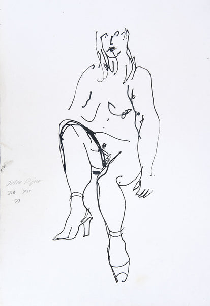 Myfanwy - Seated Nude