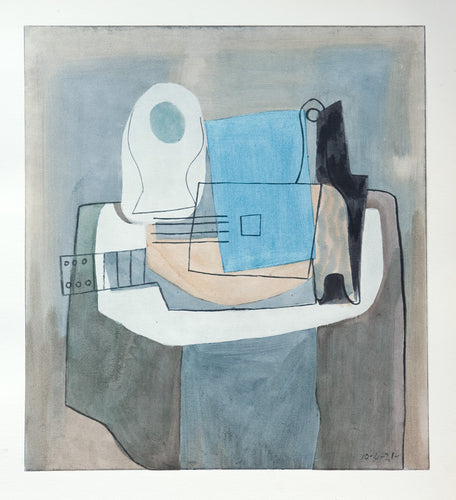 Chitarra, Bottiglia E Fruttiera