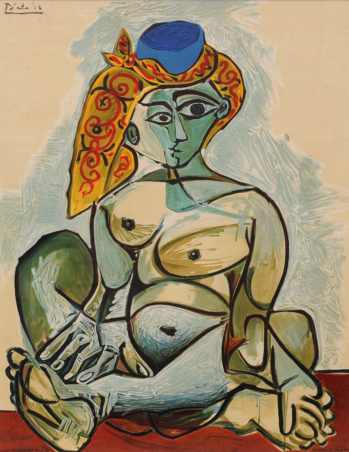 Pablo Picasso Nude (Jacqueline) with Turkish Bonnet – Goldmark