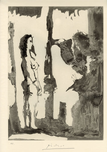 Peintre et Modele aux Cheveux Longs