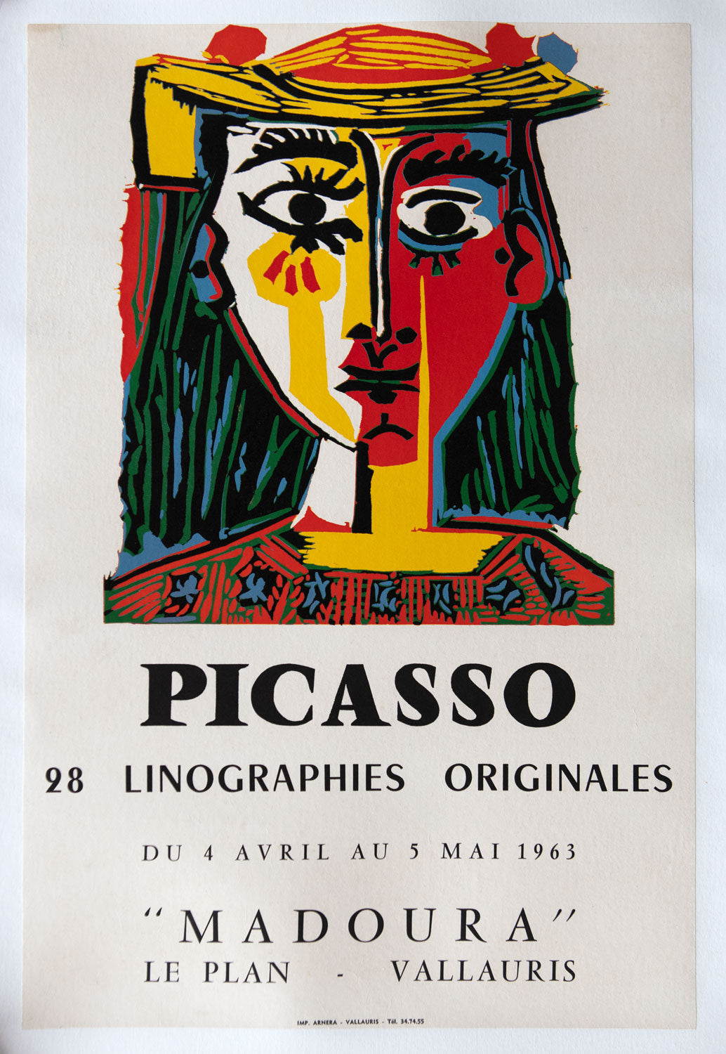 Pablo Picasso Picasso. 28 Linographies Originals. 'Madoura' – Goldmark