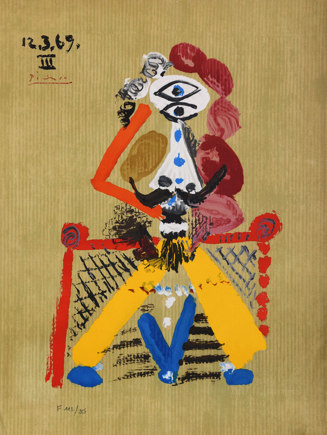 90s PICASO “Portraits Imaginaires” Lサイズ 90s PICASO “Portraits Imaginaires” Lサイズ Pablo Picasso