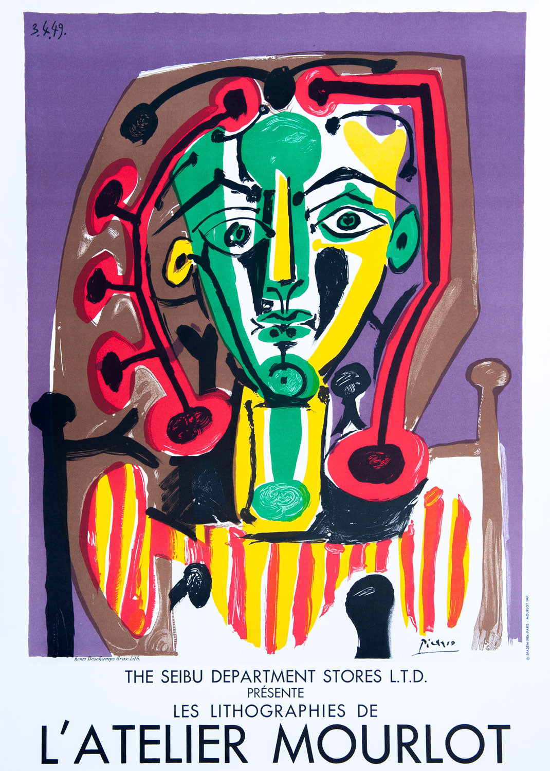 Picasso Kaoru様オーダーページ Pablo Picasso L'Atelier Mourlot -Le Corsaire – Goldmark
