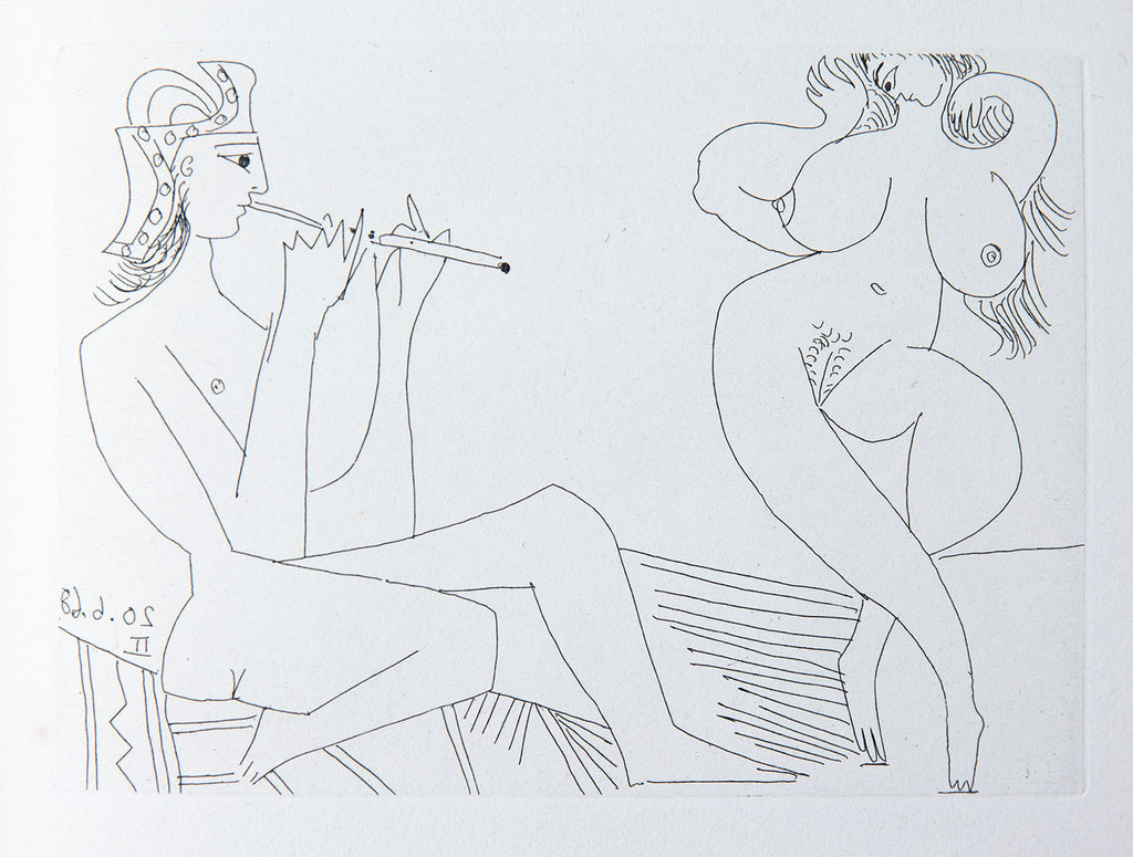 Flutiste Grec et Danseuse