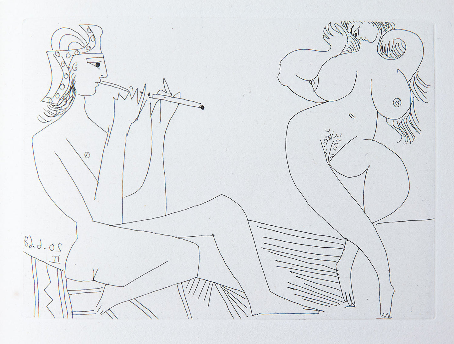 Flutiste Grec et Danseuse