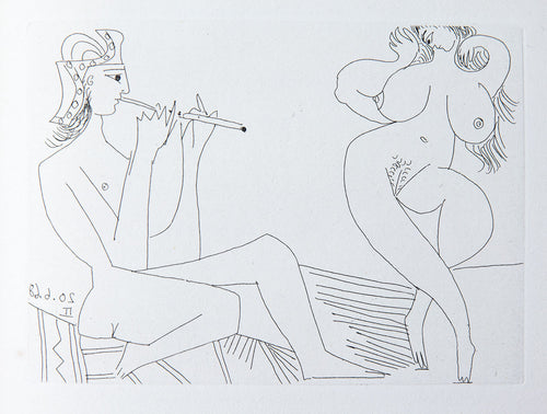 Flutiste Grec et Danseuse