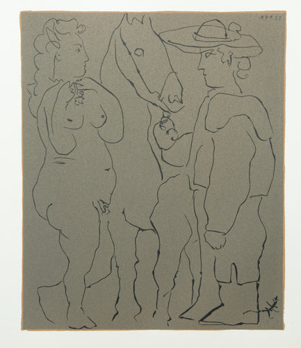 Picador, Woman and Horse